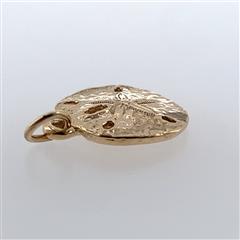 James Avery Sand Dollar 14K Yellow Gold Charm